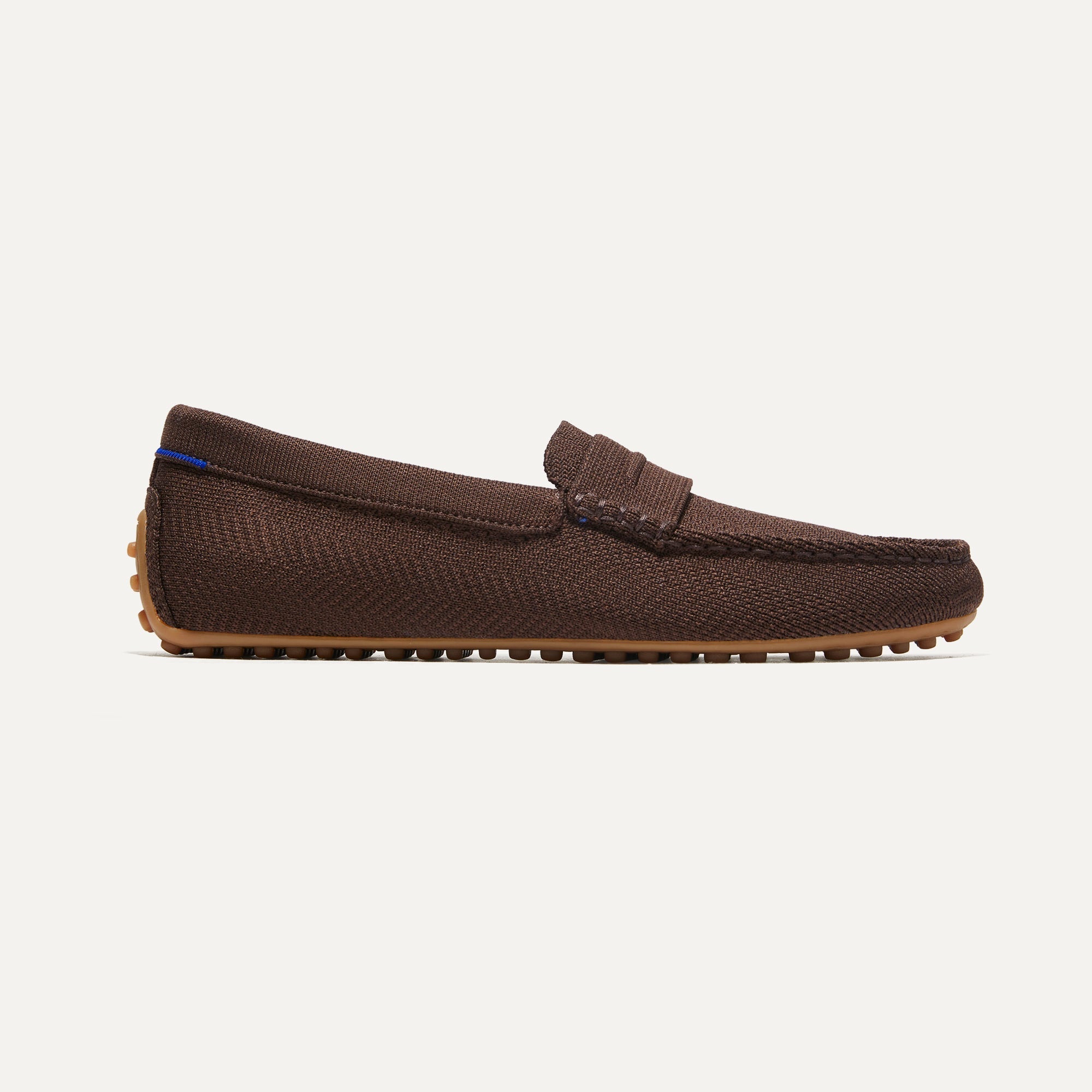 The Driving Loafer   Brown Herringbone