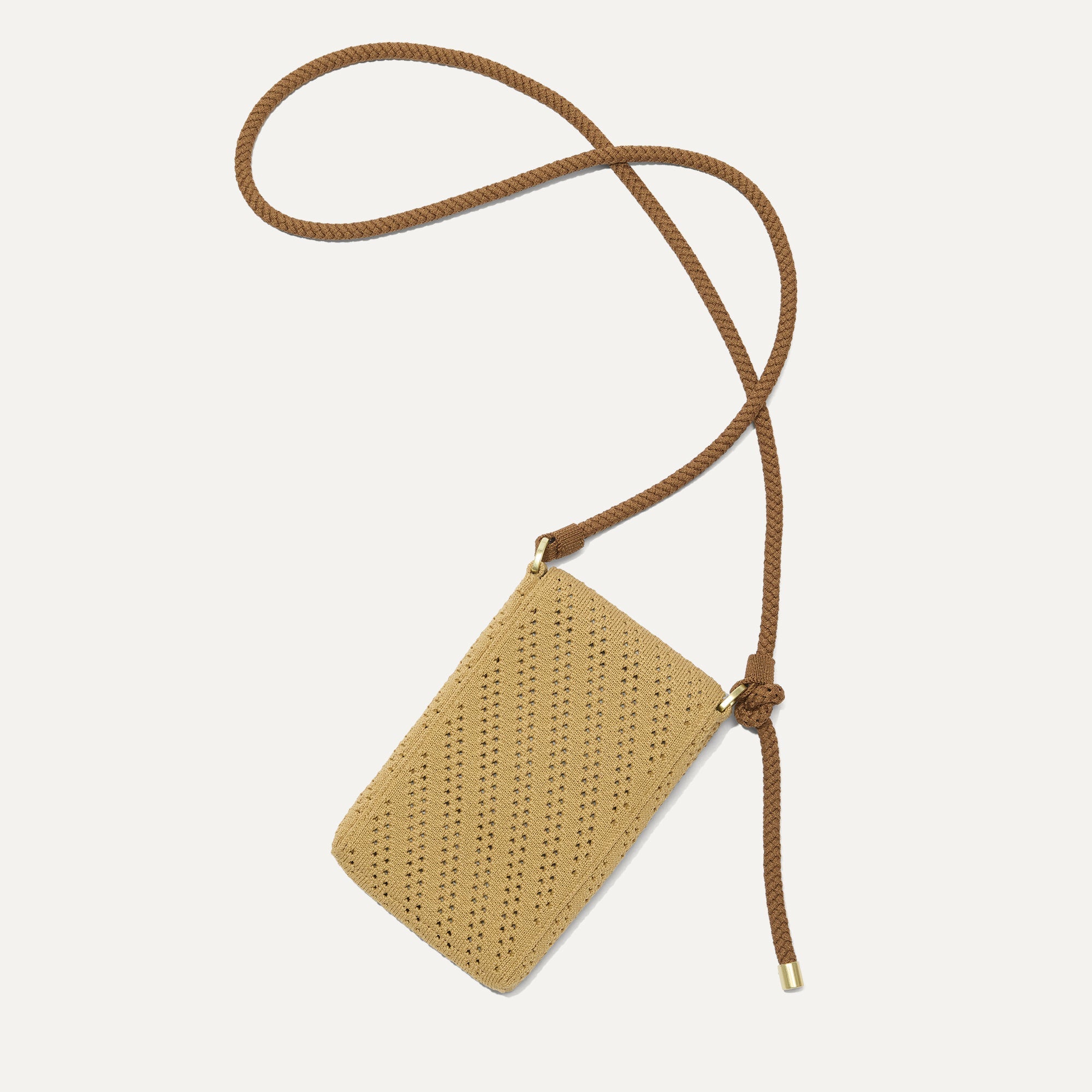 Alternative view of The Phone Crossbody   Brown Butter Crochet