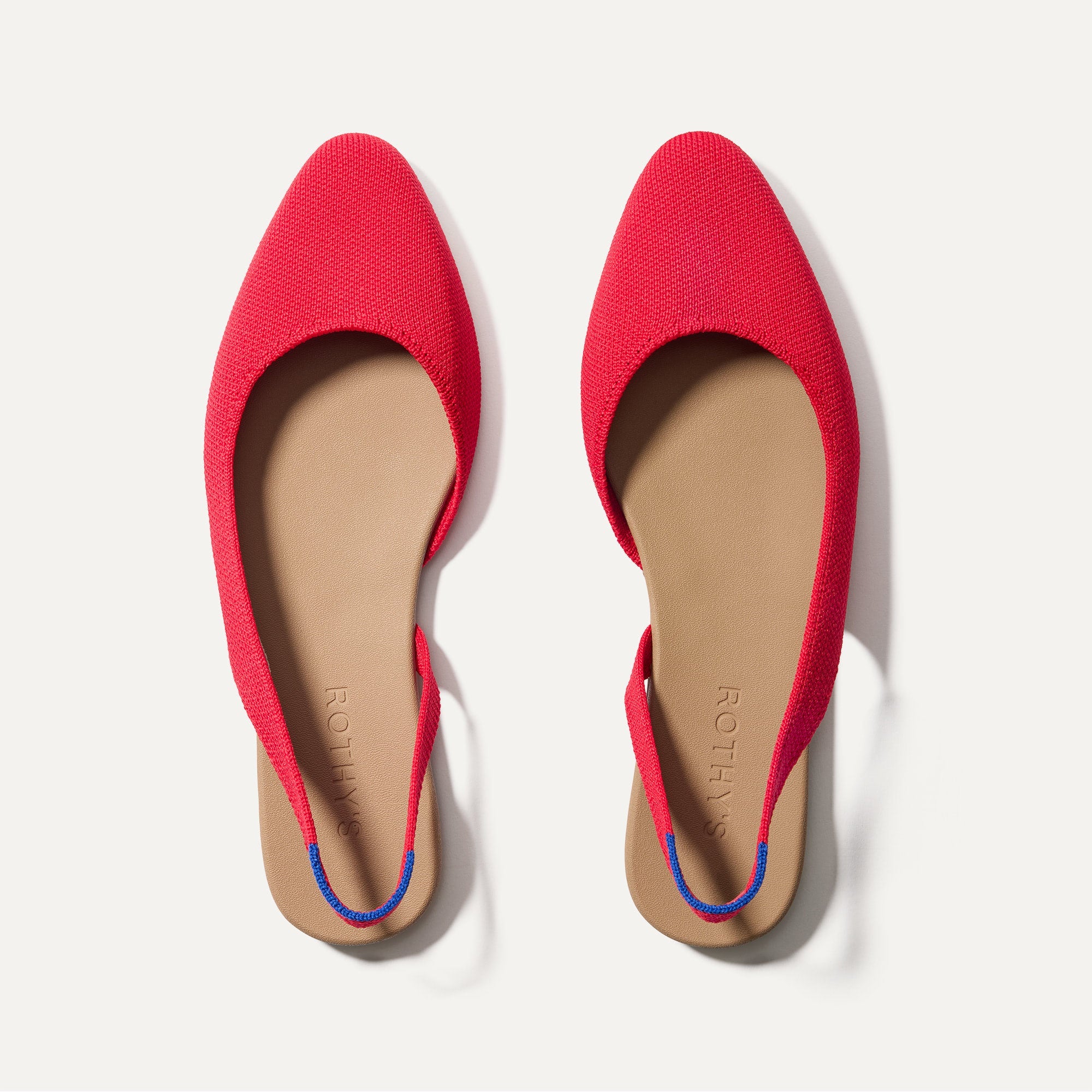 The Almond Slingback   Lollipop Red
