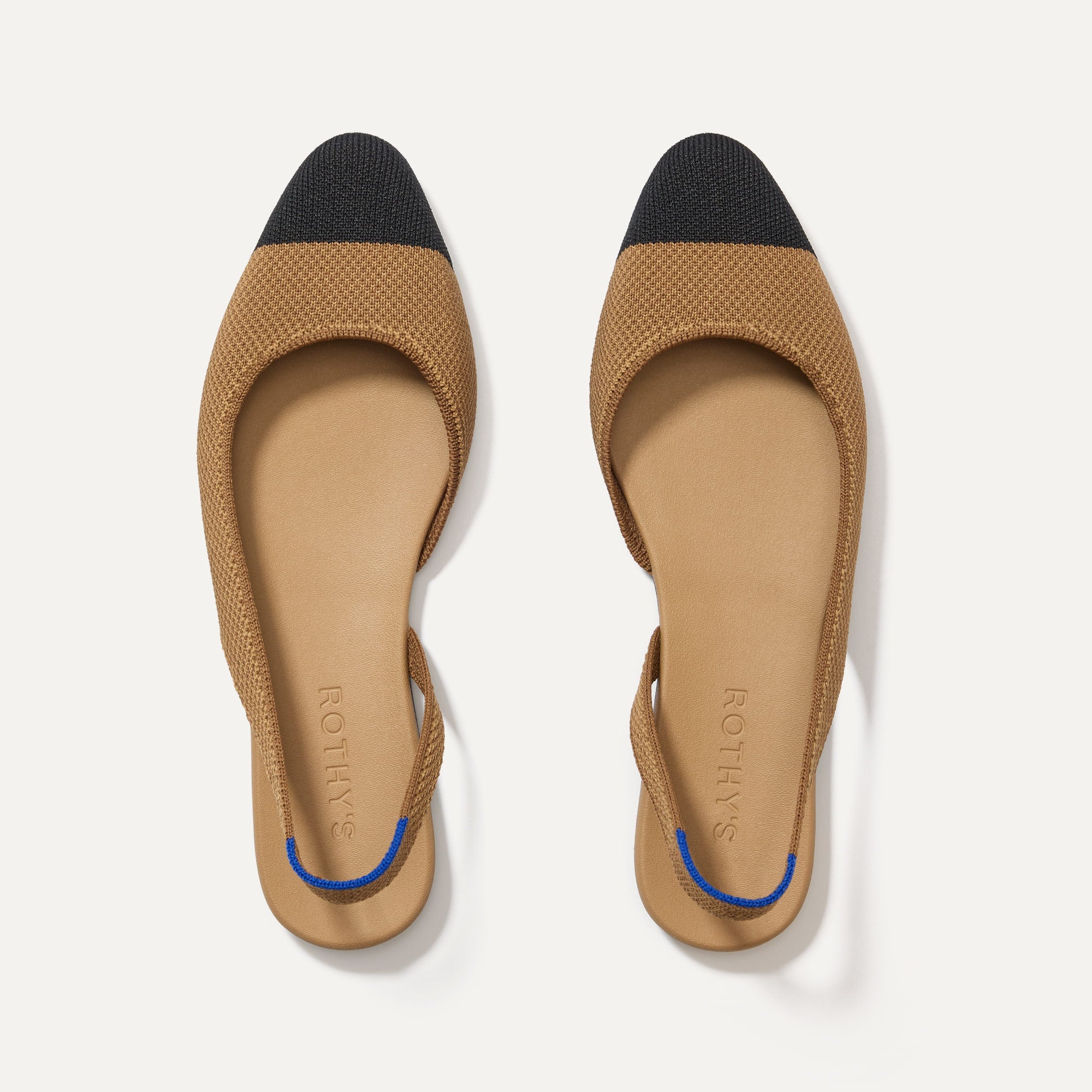 The Almond Slingback   Tawny Captoe