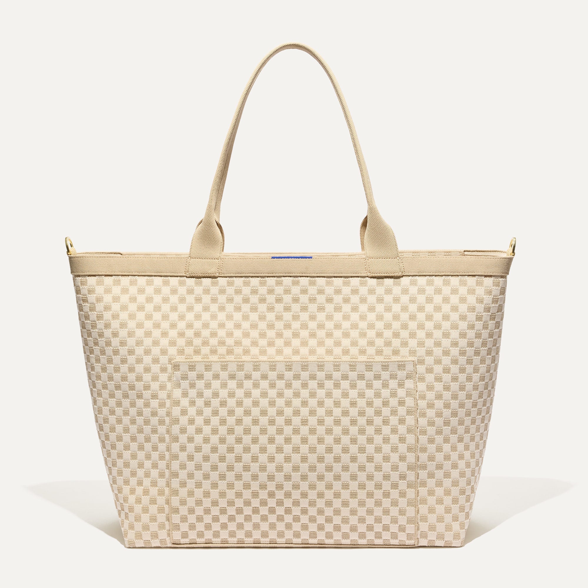 Alternative view of The Zip Travel Tote   Parchment Basketweave