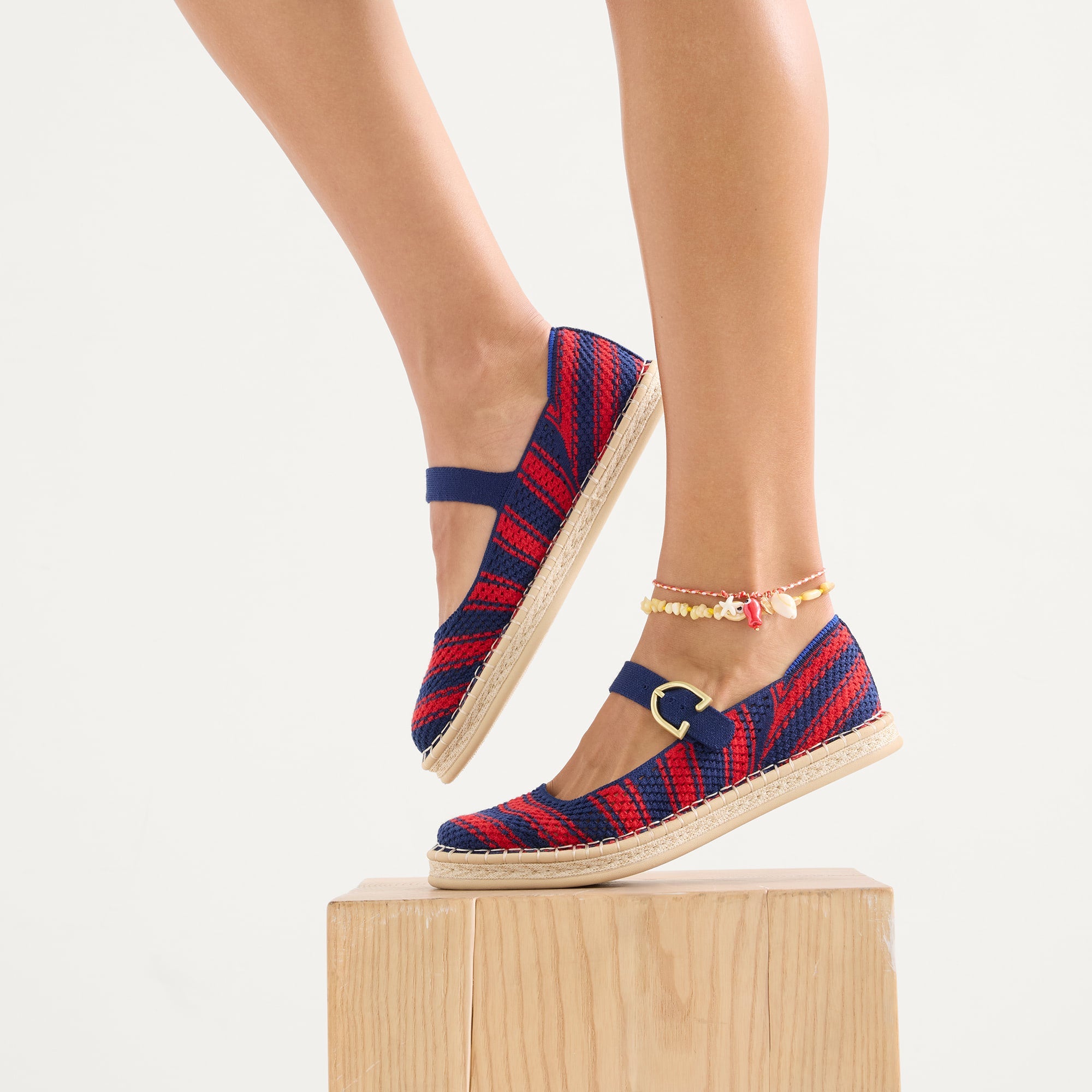 Alternative view of The Espadrille Mary Jane   Cherry Tide