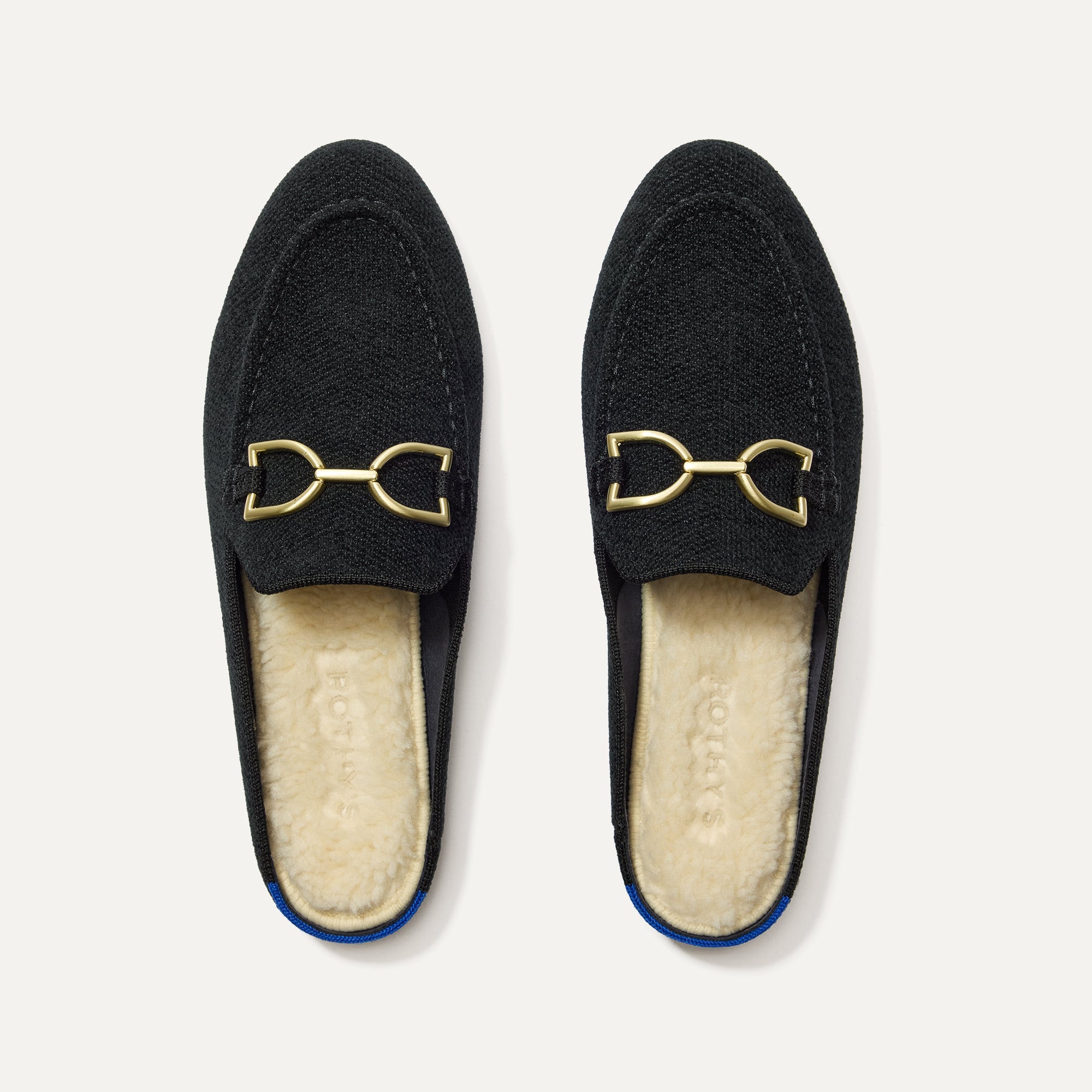 The ReVelvet™ Cozy Bit Loafer Mule   ReVelvet™ Black