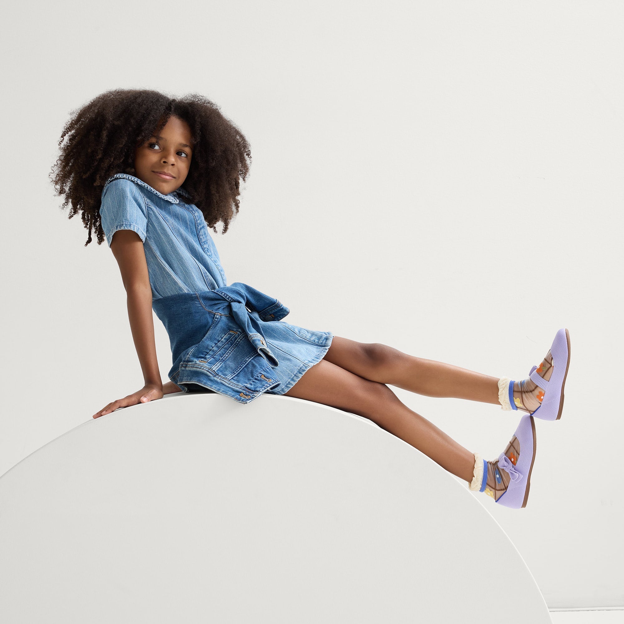 The Kids Tux Bow Mary Jane   Soft Orchid - Image 3