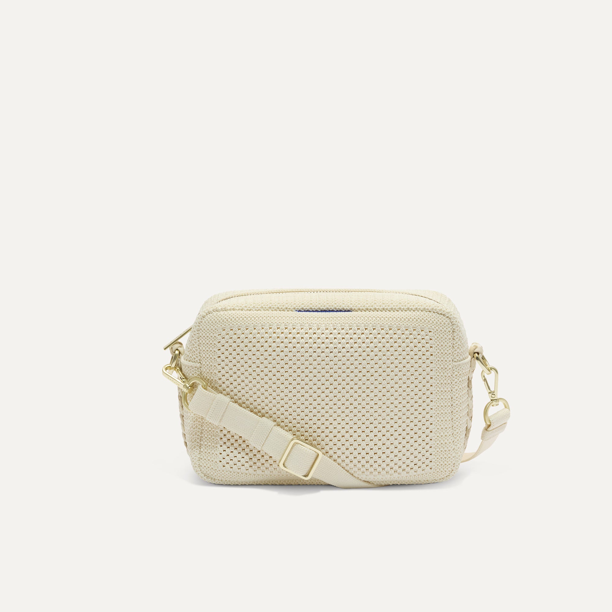 The Crossbody Camera Bag   Cream Twist Open Knit