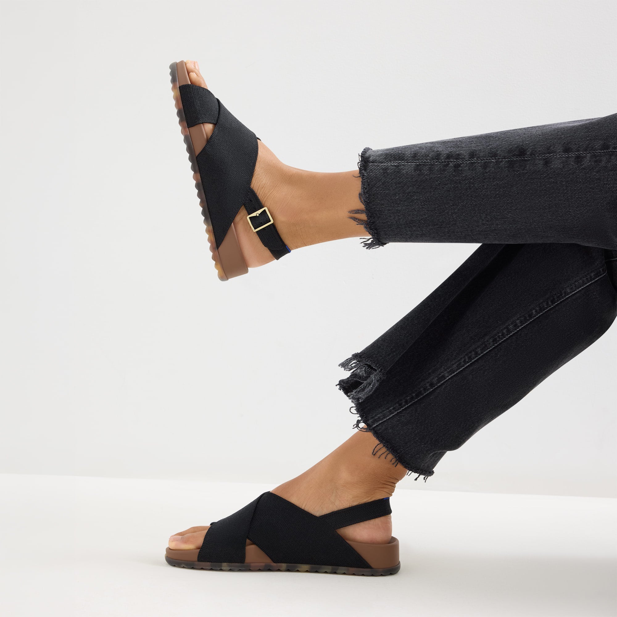 Alternative view of The Weekend Sandal   Black