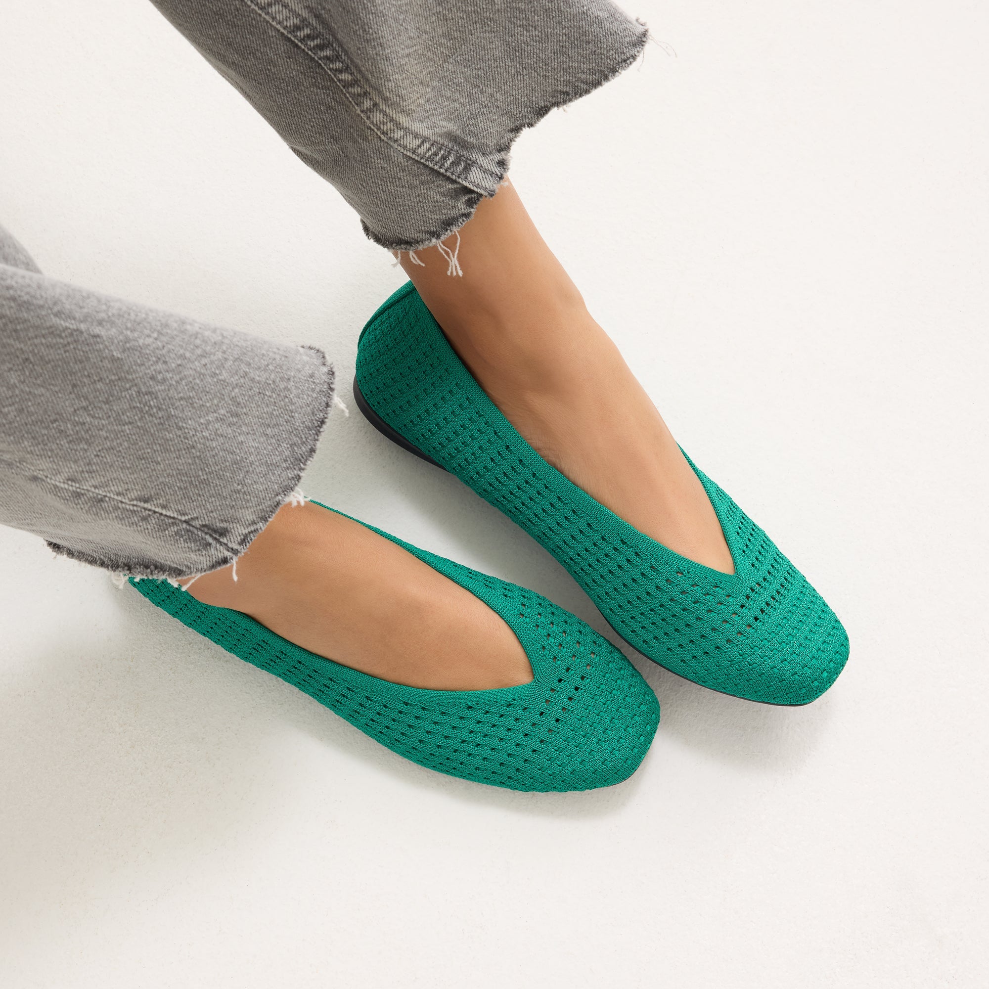 Alternative view of The Max Square Ballerina   Clover Mesh