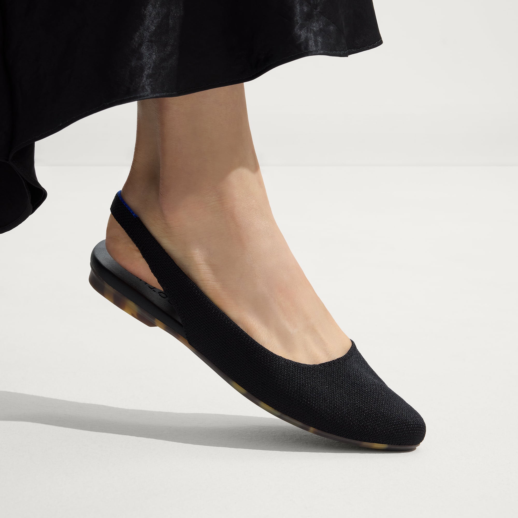 Alternative view of The Almond Slingback   Black